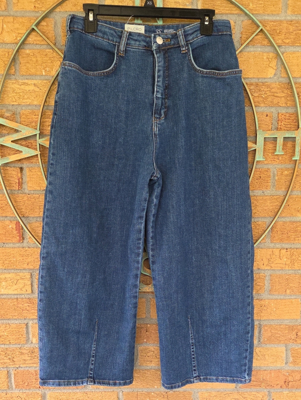 Anthropologie Pilcro The Kenna Heritage Barrel Jeans Size 29 Denim Wide Leg